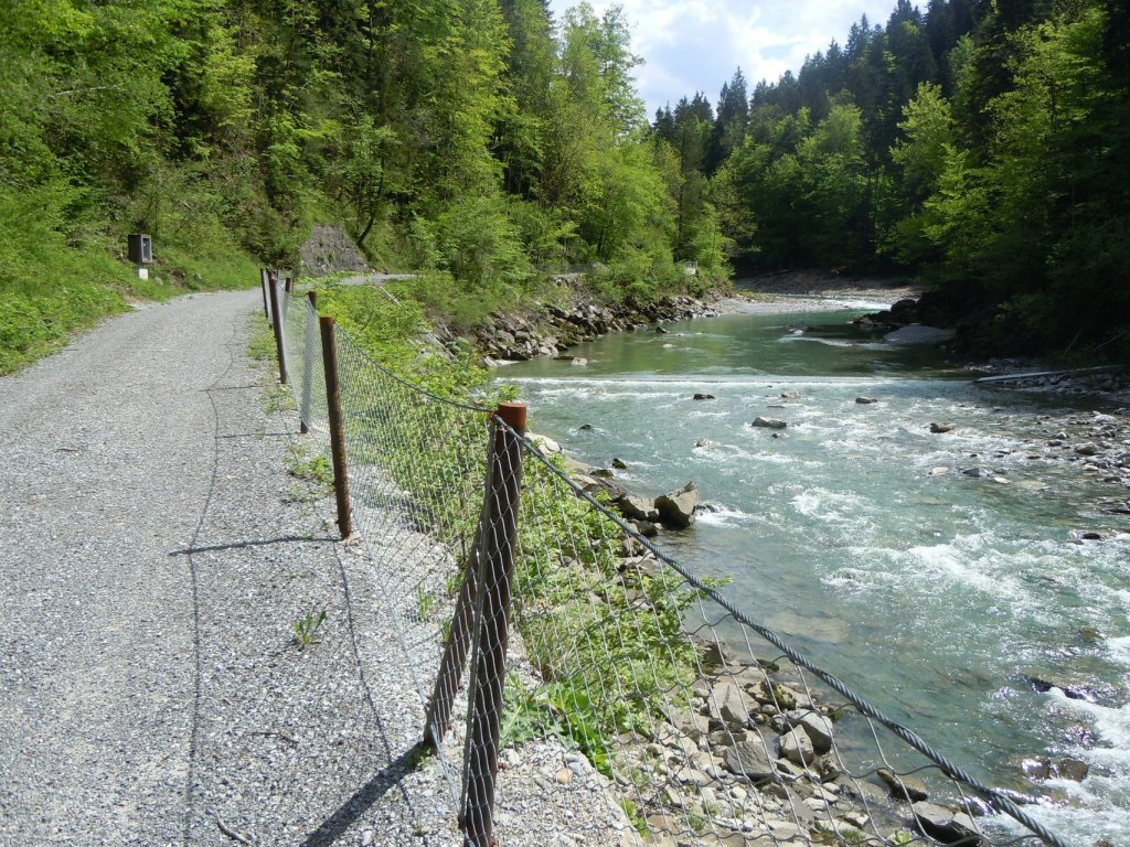 Achtalweg auf der Energiewanderung in Langenegg