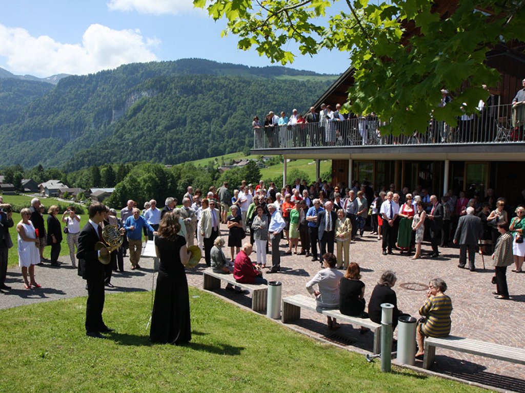 Schubertiade Angelika Kauffmann Saal in Schwarzenberg, Konzertpause