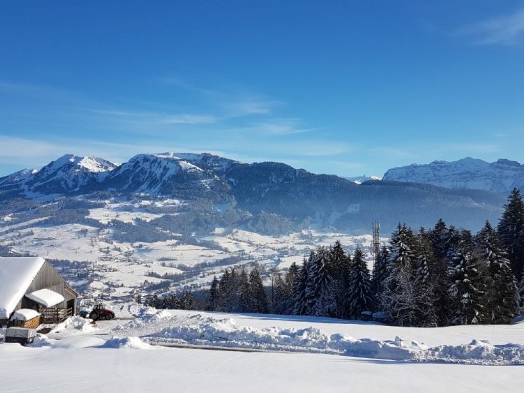 Aussicht vom Kaltenbrunnen auf Egg