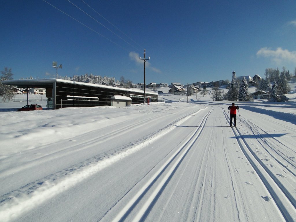 Loipe im Nordic Sport Park in Sulzberg