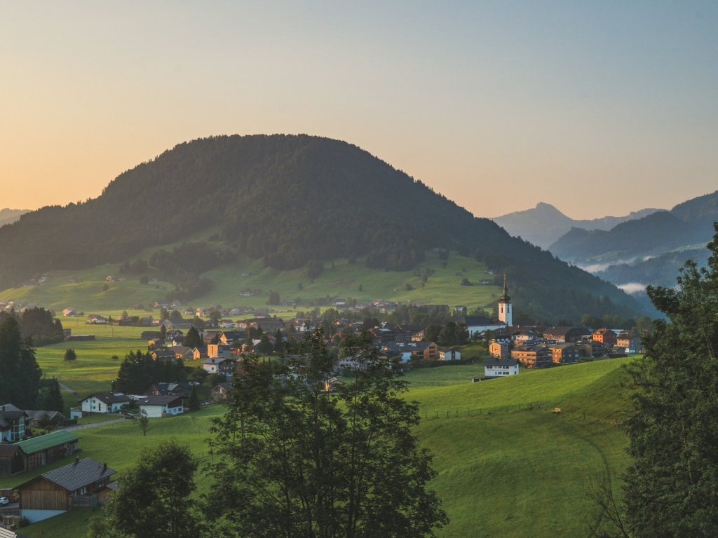 Hittisau am Morgen