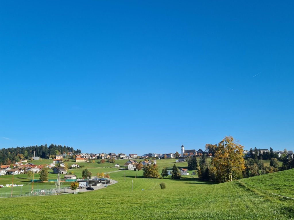 Aussicht von der Bucherhöhe auf Sulzberg